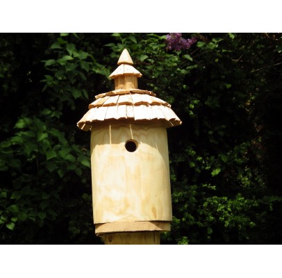 Nichoir pour oiseaux en bois - Maison de lutins-mésanges